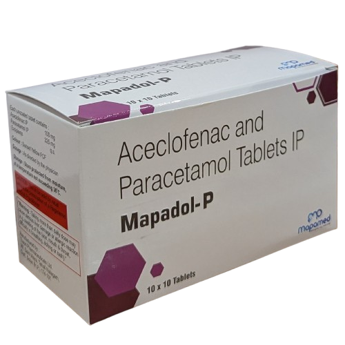 Mapadol-P - Aceclofenac 100mg + Paracetamol 325mg
