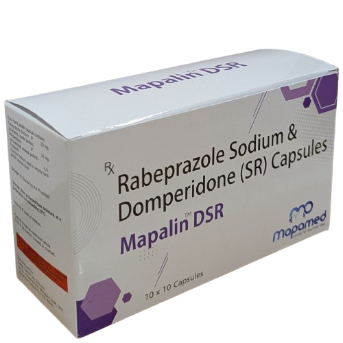 Mapalin DSR - Rabeprazole Sodium (20mg) & Domperidone (30mg) (SR) Capsules